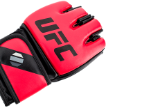 (UFC Перчатки MMA для грэпплинга 5 унций красные L/XL)