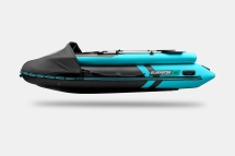 GLADIATOR E 380 X Expedition Черно-бирюзовый моторная лодка ПВХ