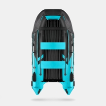 GLADIATOR E 380 X Expedition Черно-бирюзовый моторная лодка ПВХ