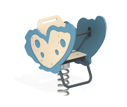 Качалка на пружине Бабочка 2 КБ-70 для игровой площадки, фото 1