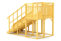 Зимняя горка Савушка Зима Wood 3