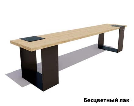 Парковая скамейка Цюрих, Сосна 1,5 м, фото 1