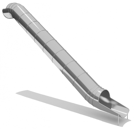 Горка из нержавеющей стали ГГТН-765.3500.006 для детской площадки, фото 1