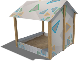 Песочный дворик Терраса ПС106.00.1 для детской площадки, фото 2 Песочный дворик Терраса ПС106.00.1 для детской площадки, фото 2