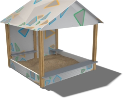 Песочный дворик Терраса ПС106.00.1 для детской площадки, фото 1 Песочный дворик Терраса ПС106.00.1 для детской площадки, фото 1