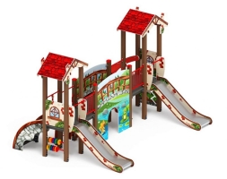 Детская игровая площадка В гостях у сказки ДИК 1.05.01.С H=900, фото 2