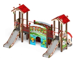 Детская игровая площадка В гостях у сказки ДИК 1.05.01.С H=900, фото 1