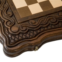 Шахматы + нарды резные &quot;Бриз&quot; 50, Haleyan