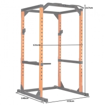 Силовая рама DFC DCGE02 (чёрный/оранжевый, три короба)