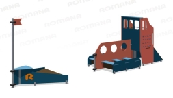 Игровой комплекс Romana Баржа 057.75.00 для детской площадки, фото 3