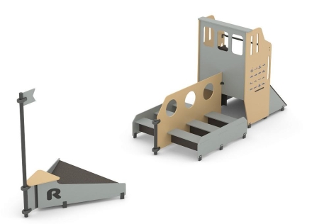 Игровой комплекс Romana Баржа 057.75.00 для детской площадки, фото 1