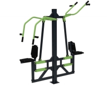 Уличный тренажер TORUDA "Жим от груди и вертикальная тяга" Уличный тренажер TORUDA "Жим от груди и вертикальная тяга"