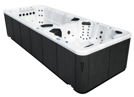 Двухзонный композитный спа-бассейн c противотоком Jazzi Pool Sunset SKT339A, фото 2