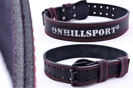 Пояс "Жим лежа" 60 мм, на пряжке, двухслойный, фото 15