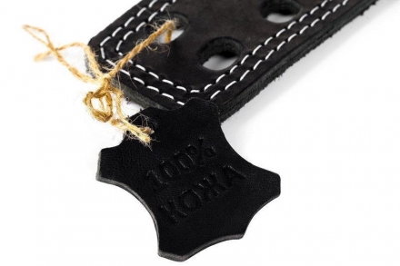 Пояс "Жим лежа" 60 мм, на пряжке, двухслойный, фото 5