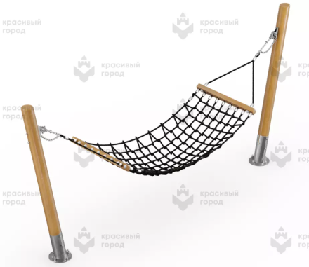 Гамак на круглых столбах тип-2, фото 1
