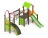 Детская игровая площадка Лукоморье ДИК 2.25.09-01.С H=1200, металлический скат