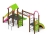 Детская игровая площадка Лукоморье ДИК 2.25.09-01.С H=1200, металлический скат