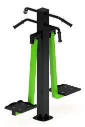 Маятник двойной (зеленый) - Уличный тренажер - СТ 029-12.П, фото 4