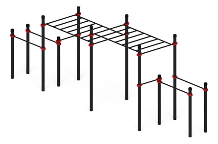 Воркаут 89 красный ВТ 11.26-01, фото 3