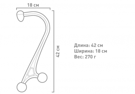 Массажер AcuCurve, фото 4