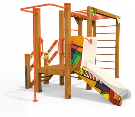 Детский городок для малышей, паттерн &quot;Этник&quot; ГМ220.01.01.17, фото 1