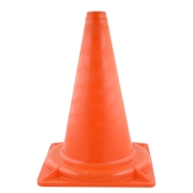 Конус трен. (КТ), арт.MR-K32M, выс. 32 см, мягкий пластик, с вертик.отверстием, оранж