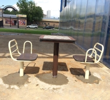 Шахматный стол  УТИ-015  Шахматный стол  УТИ-015