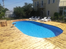 Бассейн Лагуна 10,0х3,0х1,25 м (Однотонный)