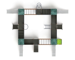 Детская игровая площадка Остров детства (Город) Н 1200 ДИК 2.01.8.01-01, фото 3