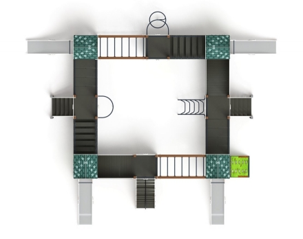 Детская игровая площадка Остров детства (Город) Н 1200 ДИК 2.01.8.01-01, фото 3