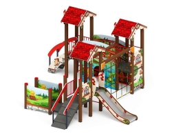 Детская игровая площадка В гостях у сказки ДИК 1.05.01-07.С H=900, фото 4