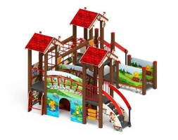 Детская игровая площадка В гостях у сказки ДИК 1.05.01-07.С H=900, фото 3