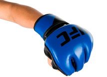 (UFC Перчатки MMA для грэпплинга 5 унций синие L/XL)