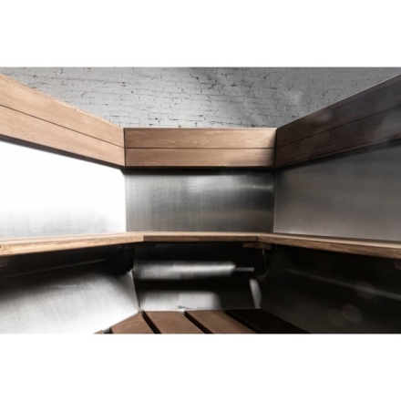 Сибирский банный чан &quot;Елисей Силович&quot; на подставке 1650 мм опора - нерж. сталь, фото 7