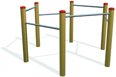 Комплекс турников Шестиугольник, фото 1