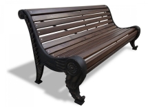 Скамейка уличная Парковая, Сосна 0,6 м Скамейка уличная Парковая, Сосна 0,6 м