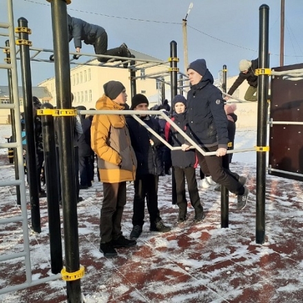 П-образный рукоход для норм ГТО S713 IronKing, фото 2