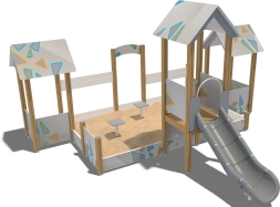 Песочный дворик Усадьба ПС108.00.1 для детской площадки, фото 1 Песочный дворик Усадьба ПС108.00.1 для детской площадки, фото 1