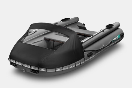 GLADIATOR E 420 X Expedition Темно-серый моторная лодка ПВХ, фото 1