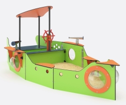 Песочный дворик Кораблик BB-08.05 для детской площадки, фото 1 Песочный дворик Кораблик BB-08.05 для детской площадки, фото 1