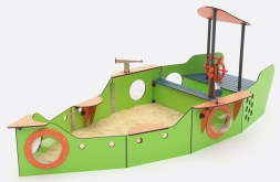 Песочный дворик Кораблик BB-08.05 для детской площадки, фото 2 Песочный дворик Кораблик BB-08.05 для детской площадки, фото 2