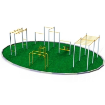 Площадка для воркаута уровень двор 60 кв.м. W-1.9.5 