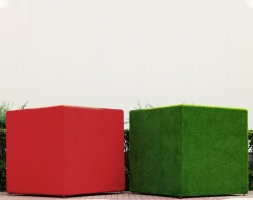 Топиари композиция геометрические фигуры Кубы и пирамида - газон Eco, фото 3