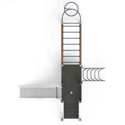Детская игровая площадка Геометрия Навина горка Н 1200 ДИК 2.09.02-02, фото 5