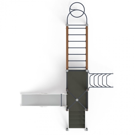Детская игровая площадка Геометрия Навина горка Н 1200 ДИК 2.09.02-02, фото 5