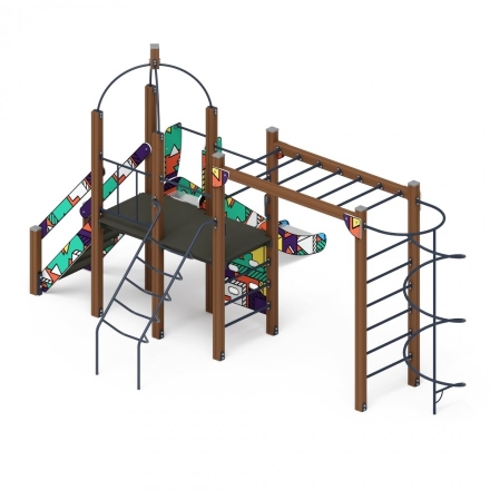 Детская игровая площадка Геометрия Навина горка Н 1200 ДИК 2.09.02-02, фото 2