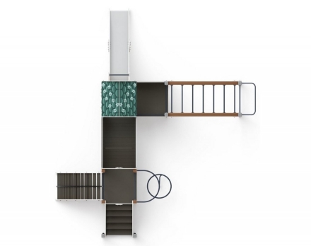 Детская игровая площадка Рада Город ДИК 2.01.2.08-01 H=1200, фото 4