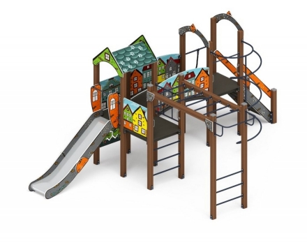 Детская игровая площадка Рада Город ДИК 2.01.2.08-01 H=1200, фото 1
