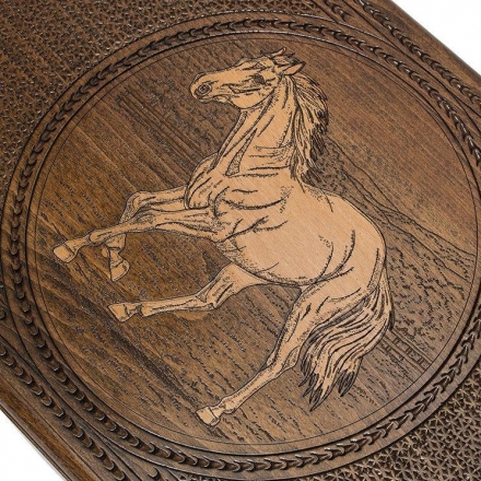 Нарды резные &quot;Лошадь&quot; 60, Zakaryan, фото 2